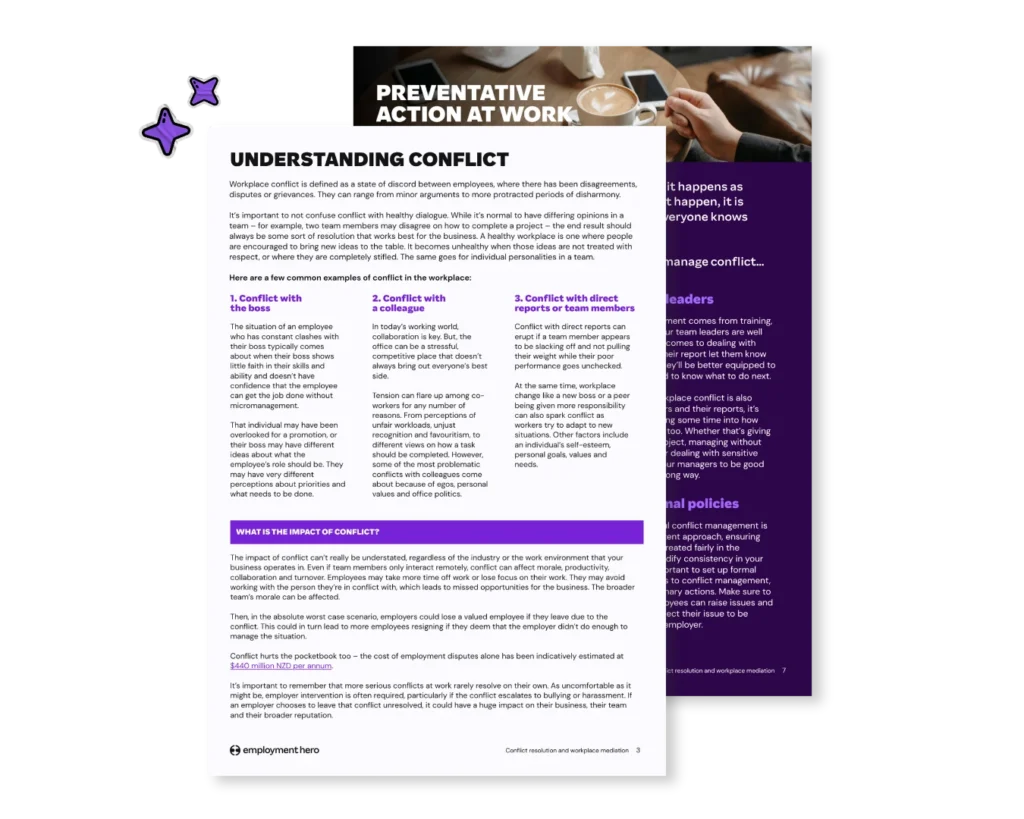 Conflict resolution preview