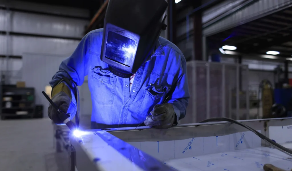 Man doing welding work