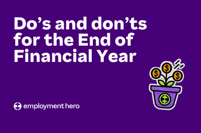 Do’s and don’ts for the end of financial year