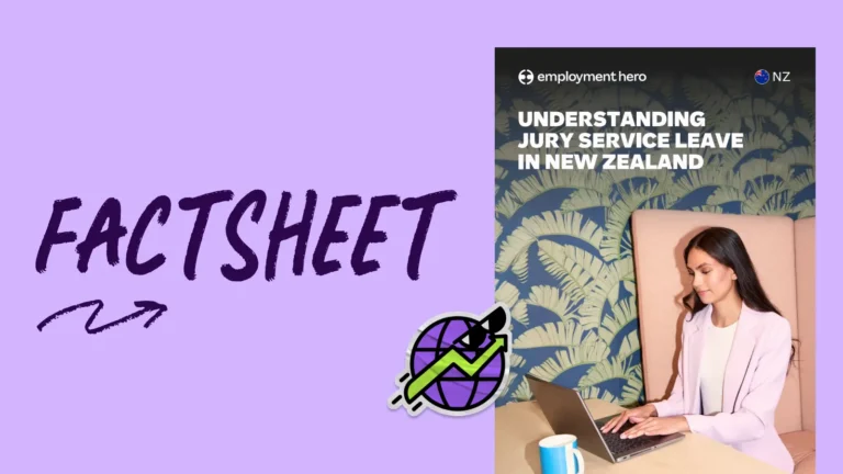 New Zealand Jury Service Leave Factsheet