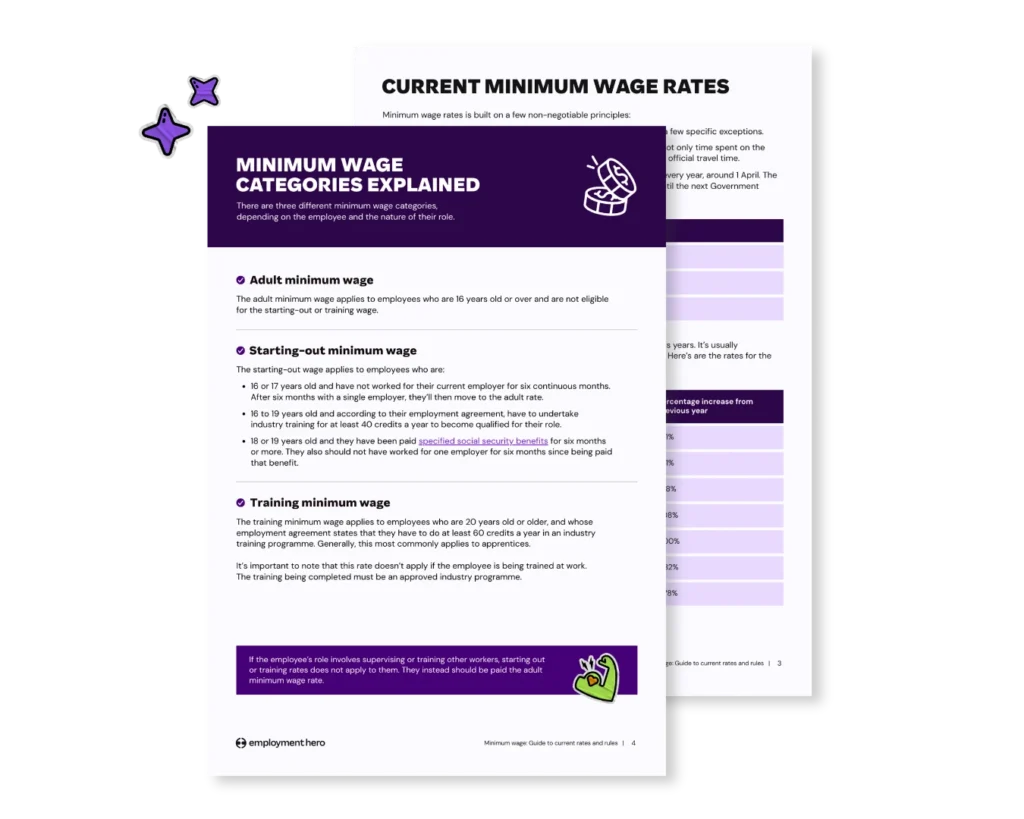 NZ minimum wage guide preview