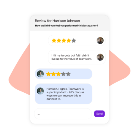 Performance review.
