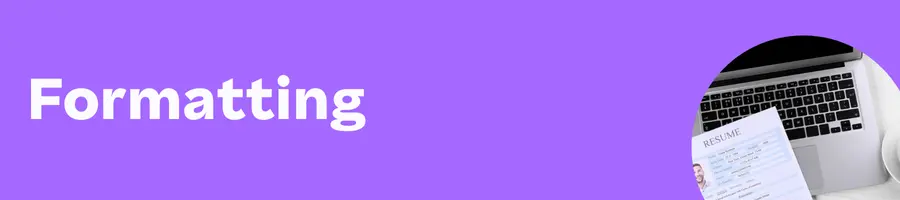 Formatting