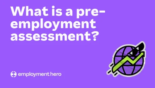 What is a pre-employment assessment?