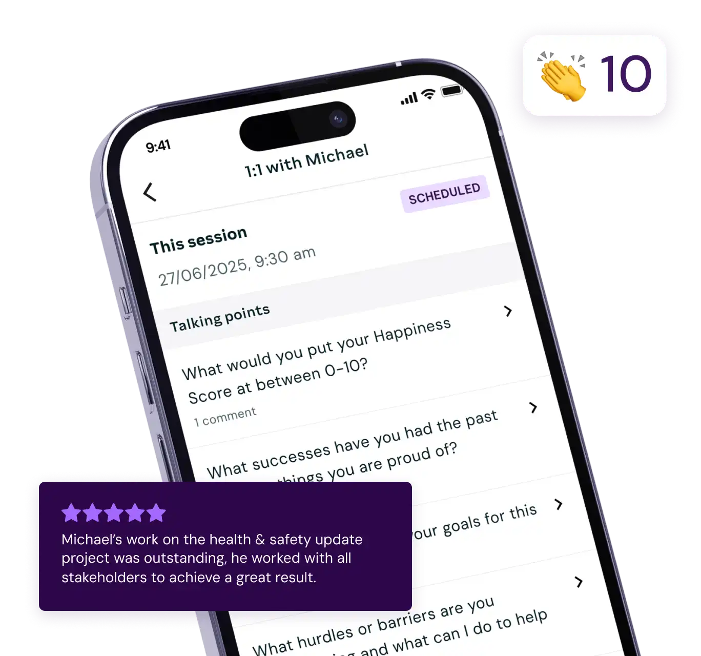 App features displayed alongside user feedback, highlighting functionality and user satisfaction.