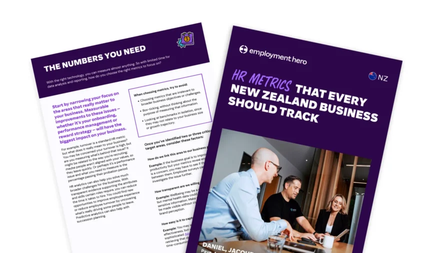 HR metrics every NZ business owner needs to track