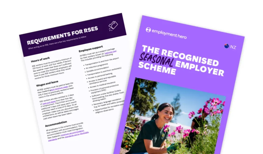 Recognised Seasonal Employer Visa Factsheet