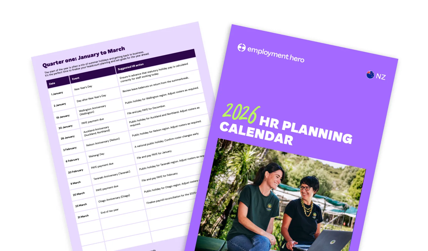 2026 HR planning calendar 