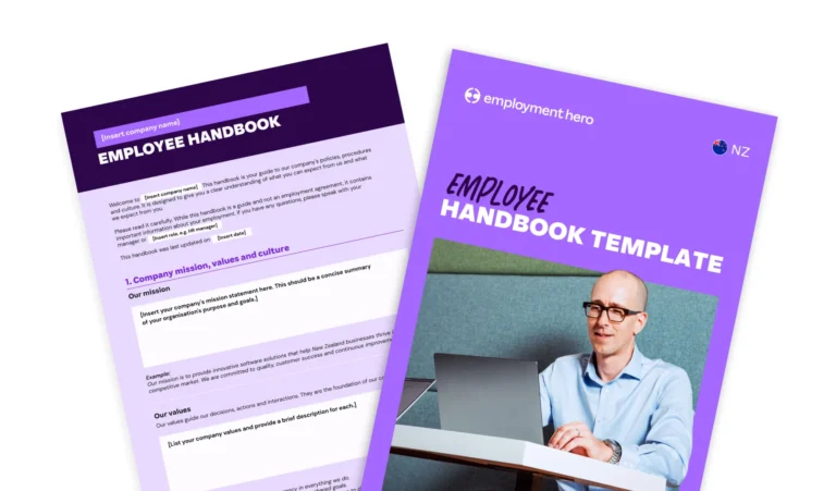 Employee handbook template and guide