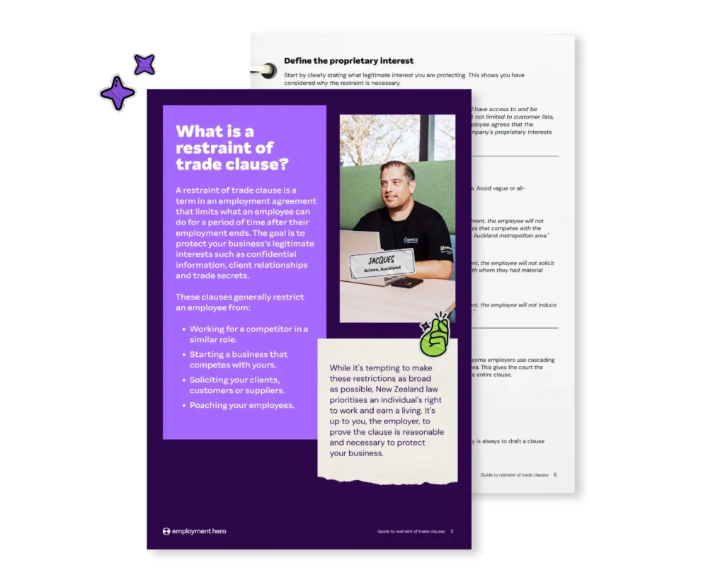 Preview of restraint of trade