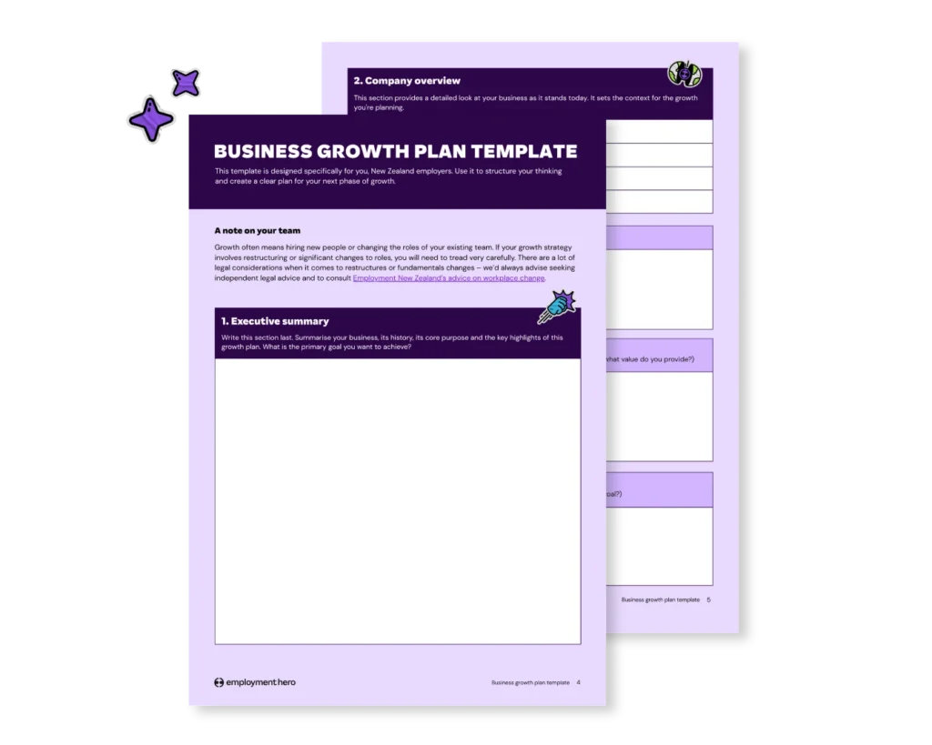 business growth plan preview