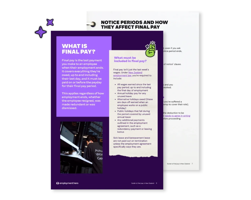 Guide to Final Pay guide