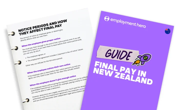 How to calculate final pay in New Zealand