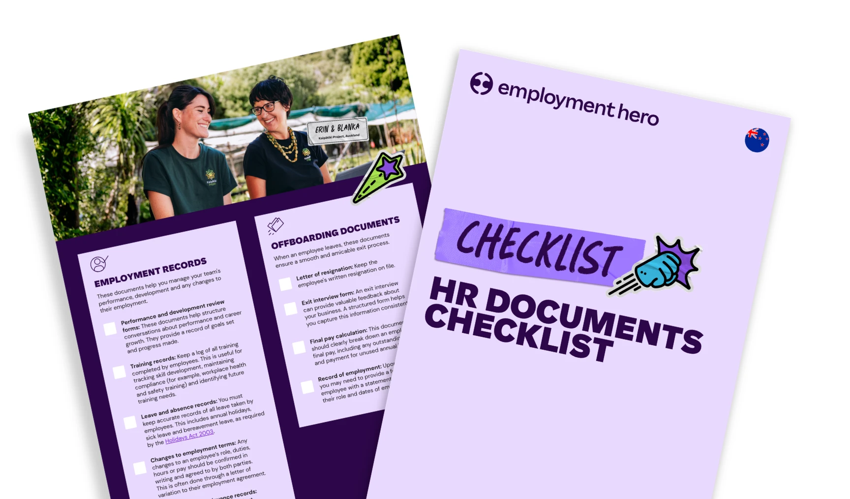 HR documents checklist