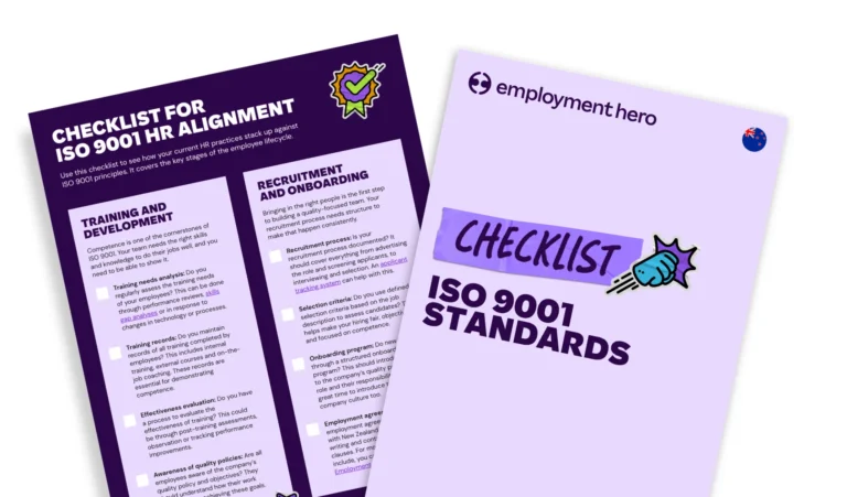 ISO 9001 standards: HR audit checklist