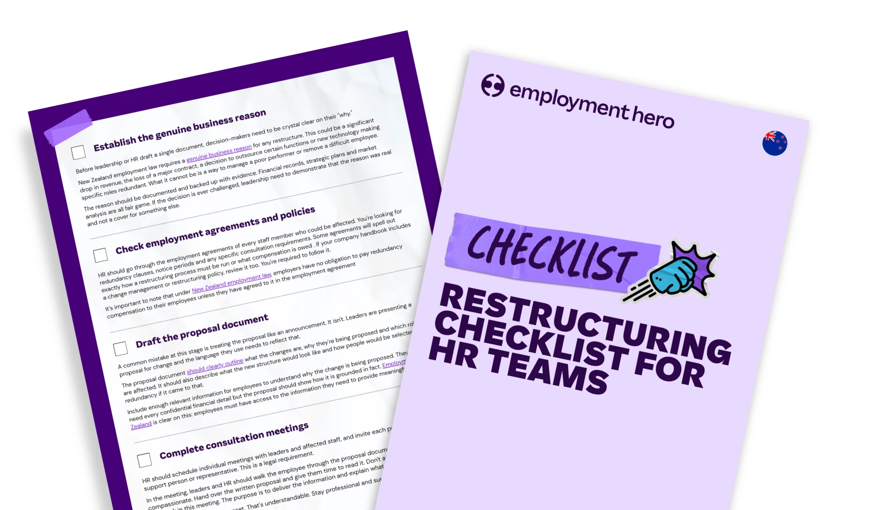 Restructuring checklist for HR teams