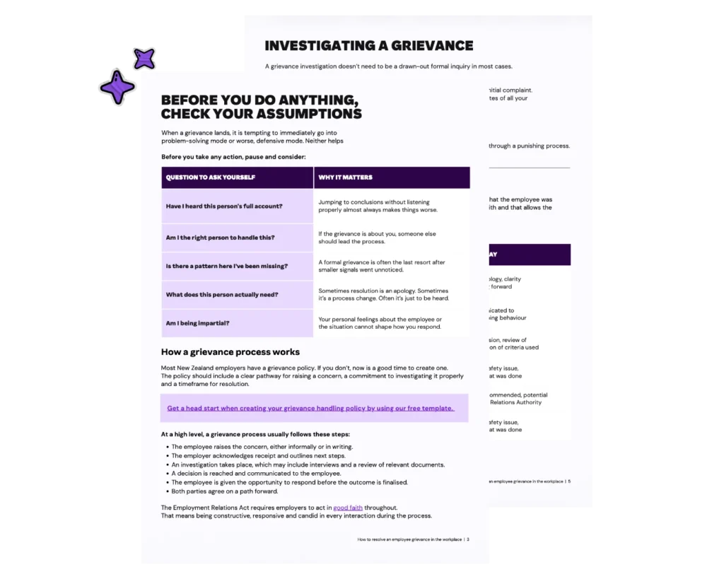 How to resolve employee grievance in the workplace - preview