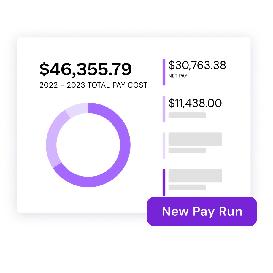 new pay run