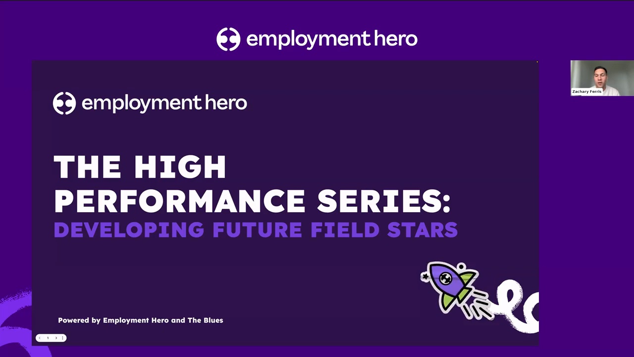 The High Performance Series: 3 – Developing future field stars