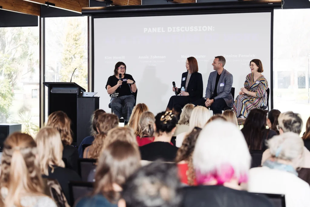 A moment of levity in our panel discussion on AI