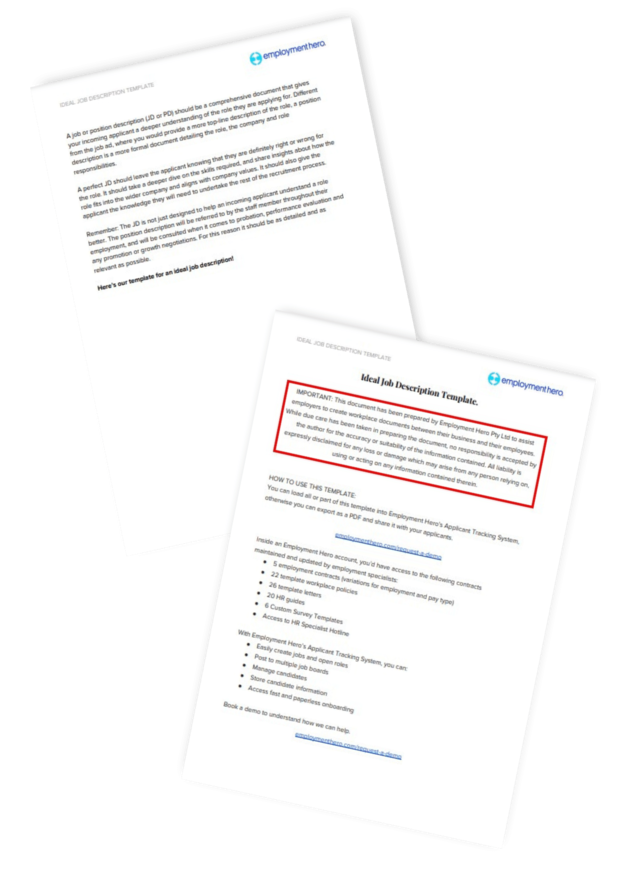 Standout Job Description Template (Free download)
