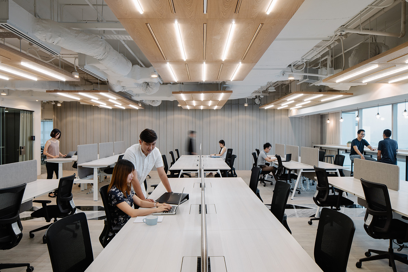 Coqoons coworking space in Singapore