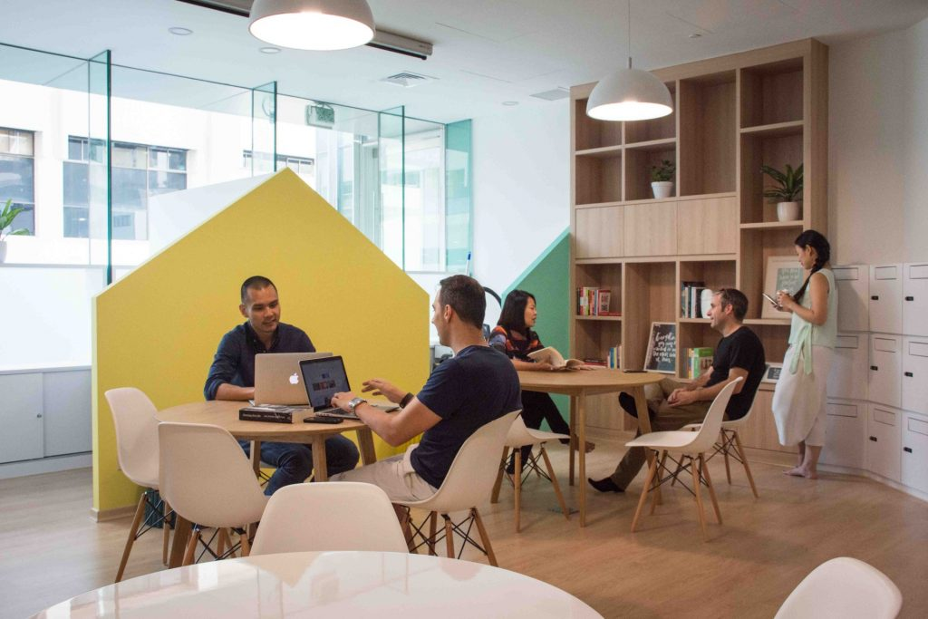 Trehaus coworking space in Singapore for working parents