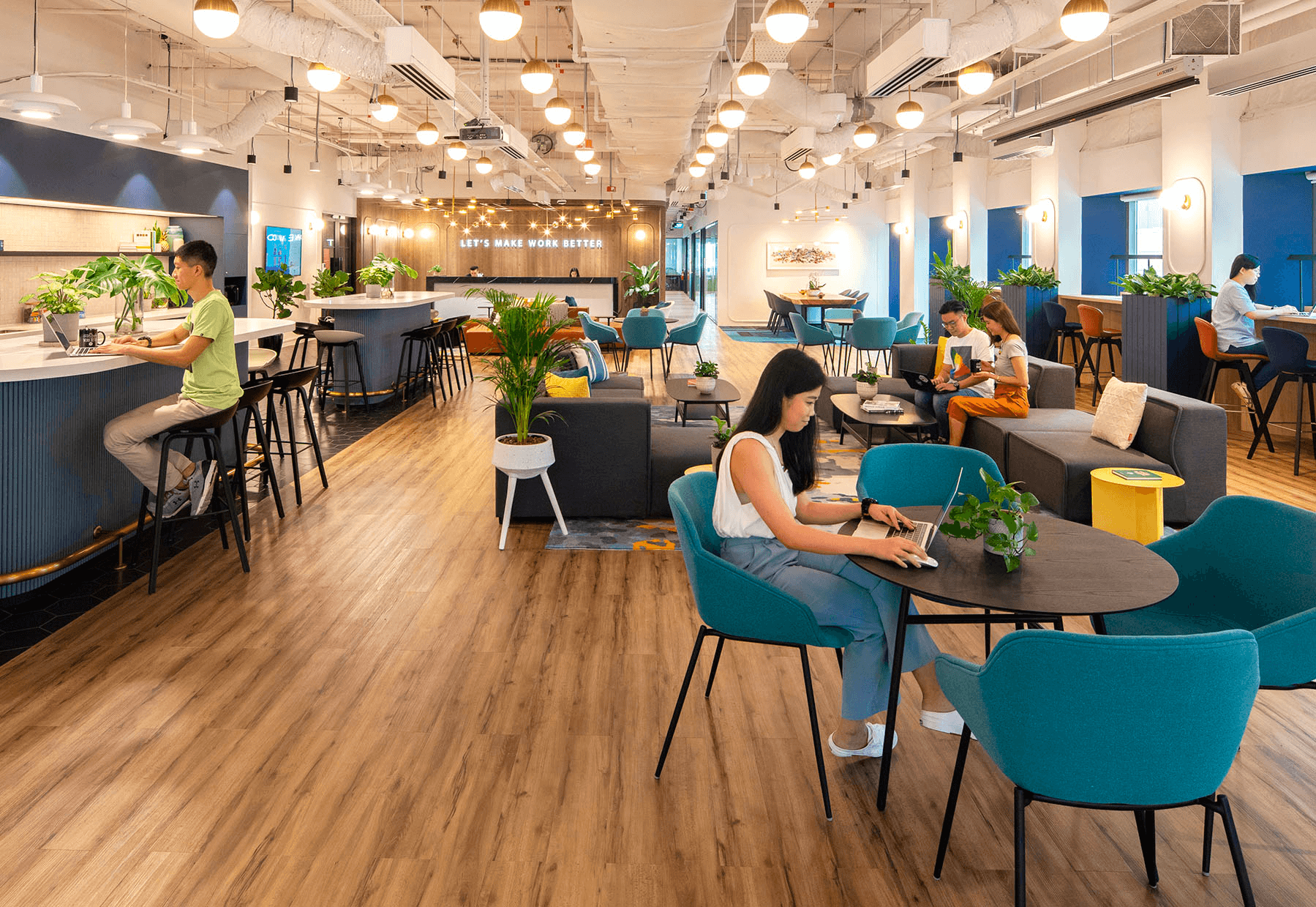 JustCo coworking space in Singapore