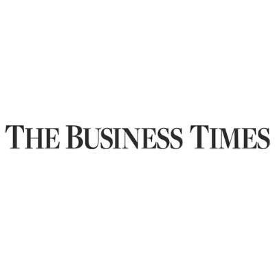 The Business Times logo, featuring elegant serif text in black on a white background.
