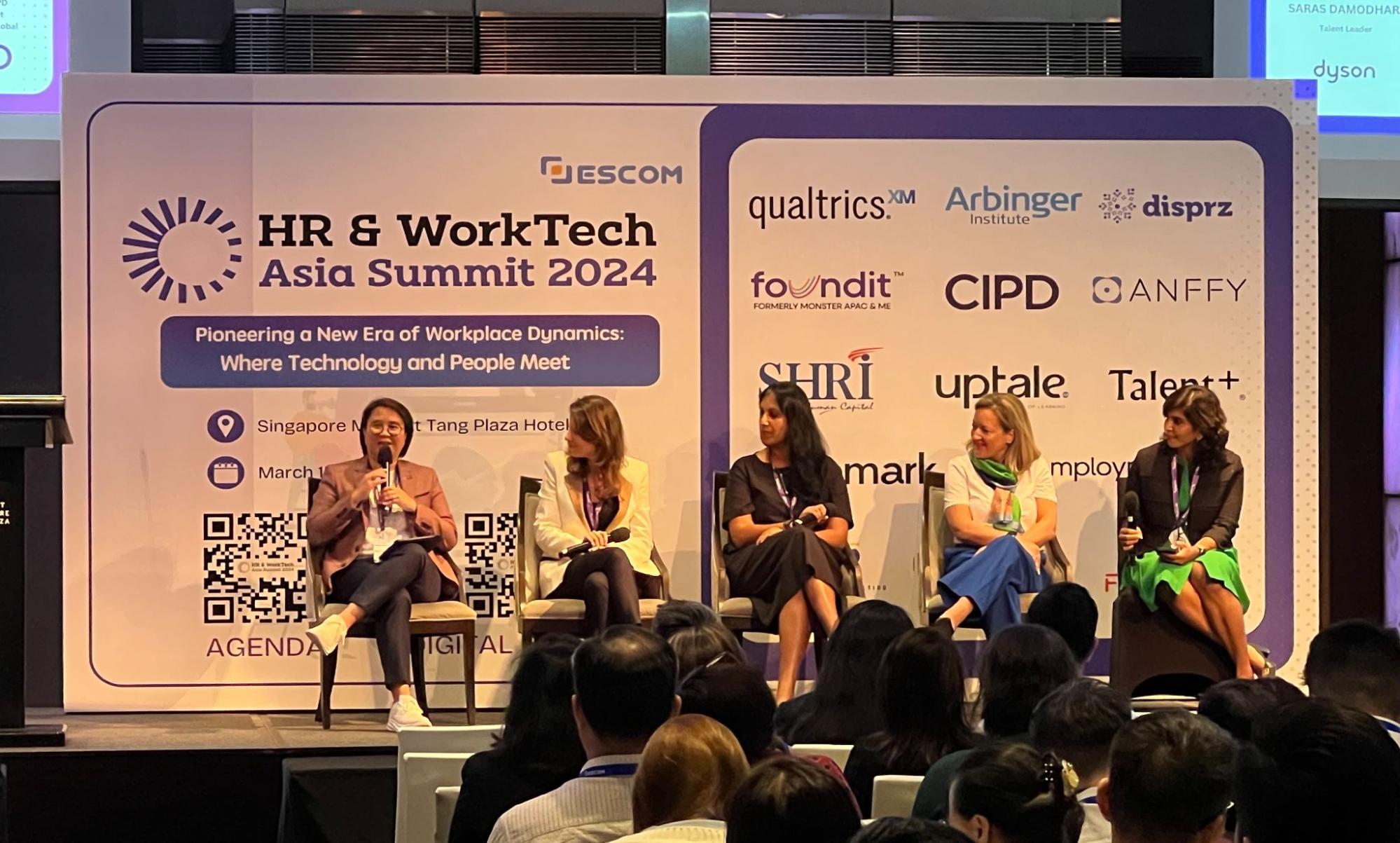 Panel discussion on stage