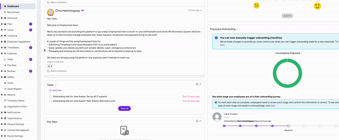 Submit timesheets using Employment Hero