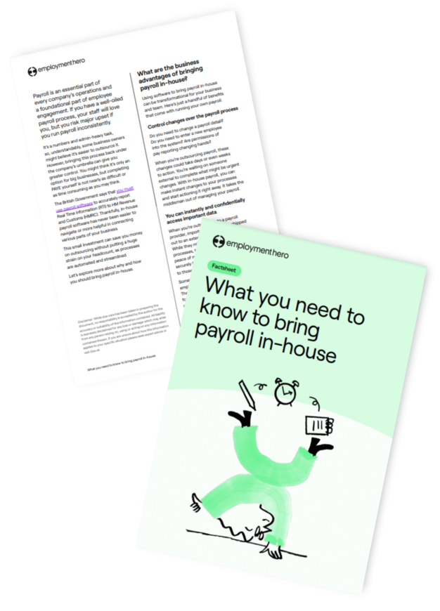 Bringing payroll in-house