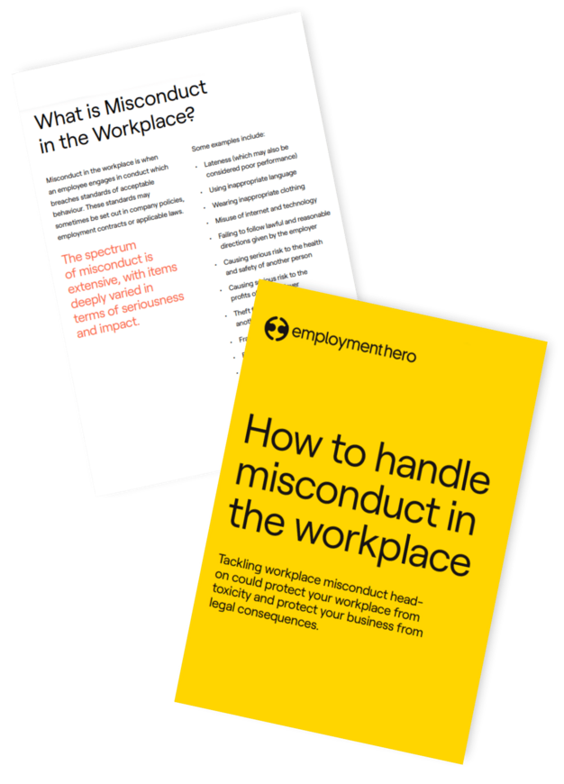 How to handle workplace misconduct