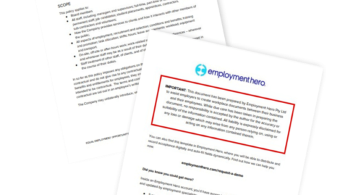 Equal opportunities policy template