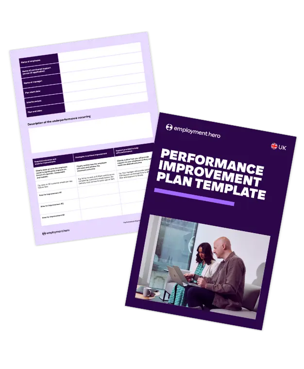 Performance improvement plan template and guide