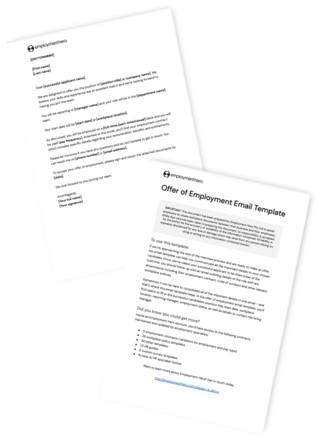 Job Offer Letter Template [Free Download]