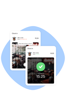 Two widgets showing Clock in details
