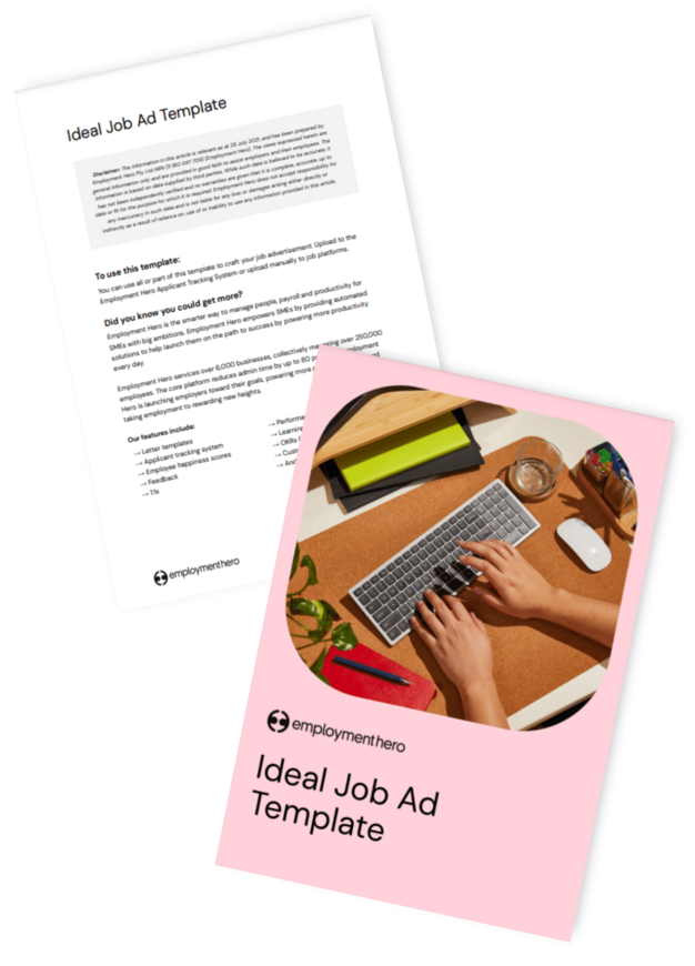 Free Job Advert Template [Free download]
