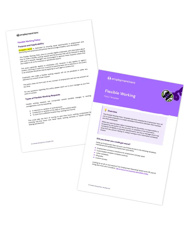 Flexible Working Policy Template [Free Download]