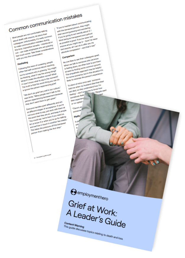 Grief at Work: A Leader’s Guide