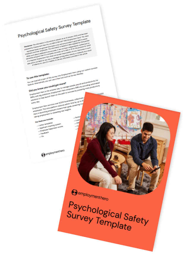 Psychologically Safe Workplace Survey Template [Free Download]