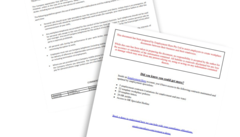 Telephone, Mobile and Internet Policy