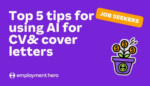 Top 5 tips for using AI for CV &amp; cover letters