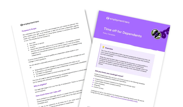 Time off for dependants: A guide to dependency leave