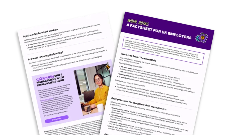 Work Rotas: UK Shift Management Laws and Best Practices