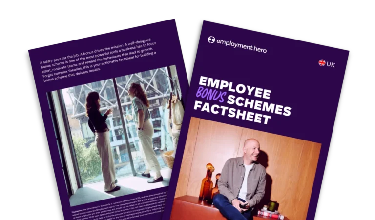 Employee Bonus Schemes: An Employers Factsheet