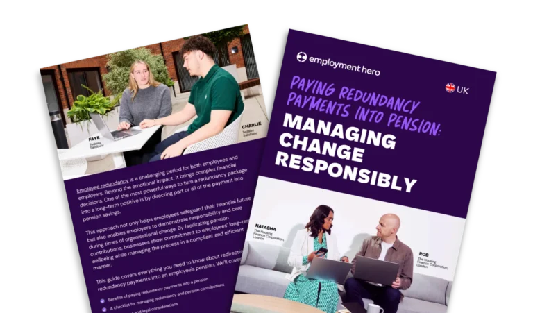 Paying Redundancy Payments into Pension: Managing Change Responsibly