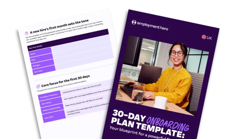 30 day onboarding plan: The free template for rapid impact
