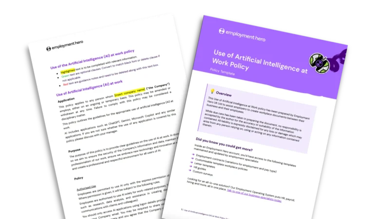 AI Policy Template