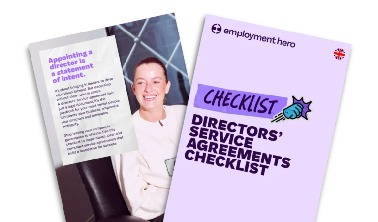 Directors’ Service Agreement Checklist: What to Include